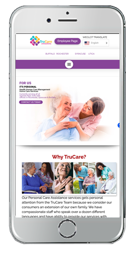 Trucare mobile website