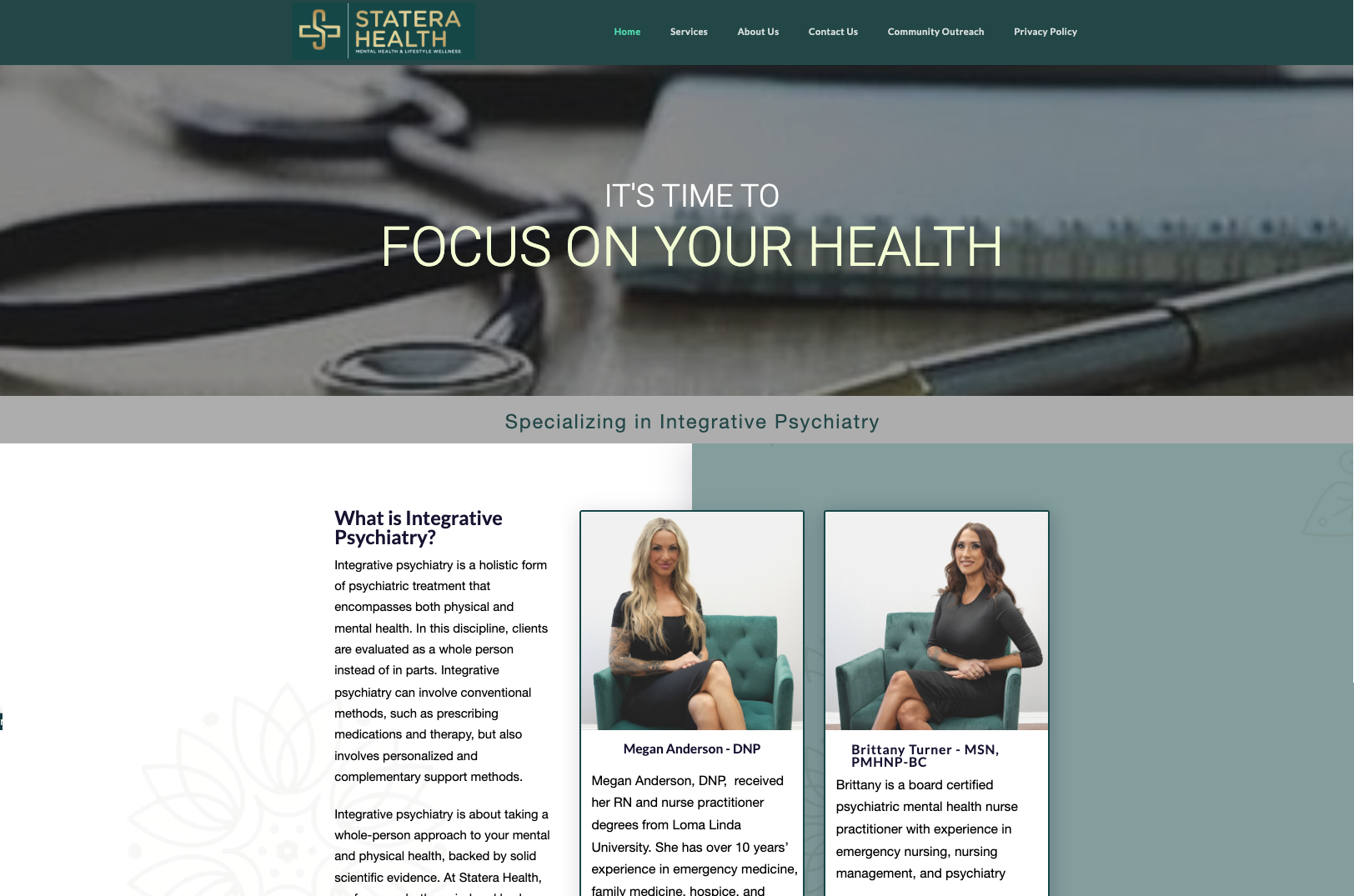 Statera Health website