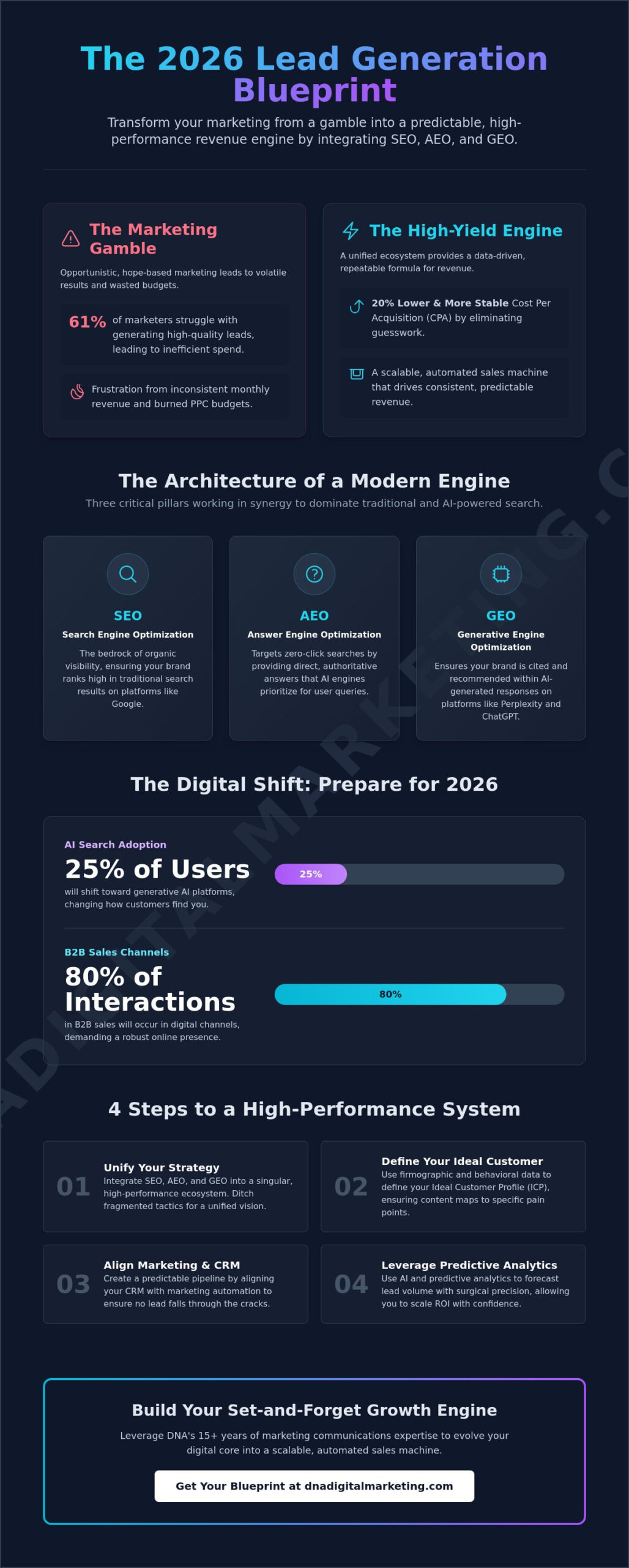 Creating a Predictable Lead Generation Engine: The 2026 Blueprint for Growth